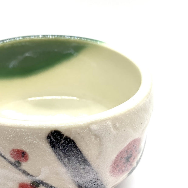 Hana Sakura Blossom Matcha Tea Bowl - Shizen Cha