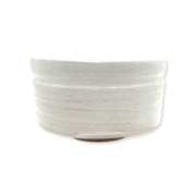 Ishi Stone White Matcha Tea Bowl - Shizen Cha