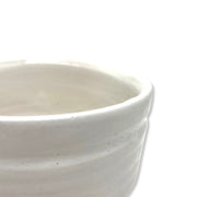 Ishi Stone White Matcha Tea Bowl - Shizen Cha