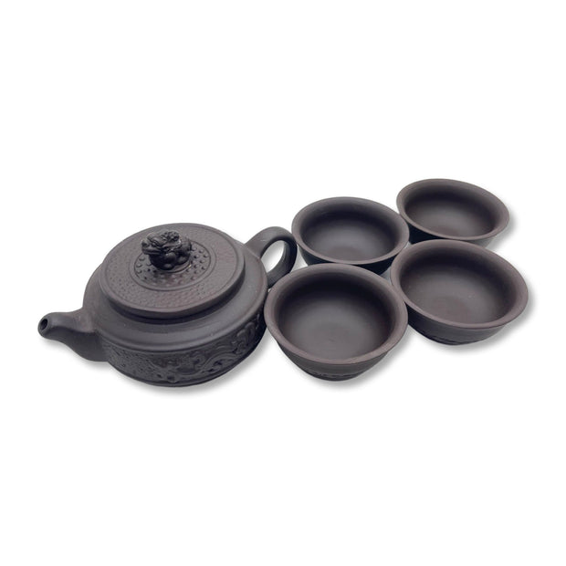 Japanese Clay Teapot Set - Shizen Cha