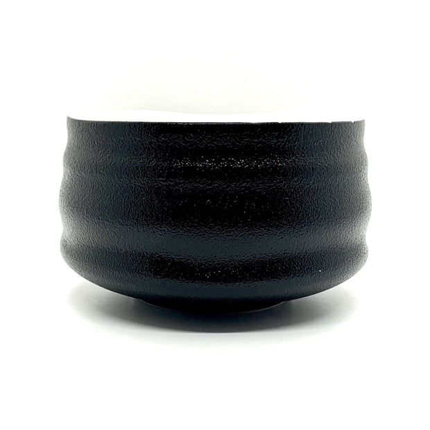 Mokutan Charcoal Black Matcha Tea Bowl - Shizen Cha