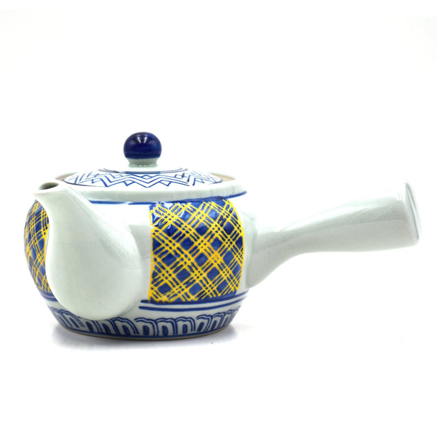 Shozui Sansui White Teapot - Shizen Cha