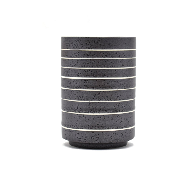 Silver Granite Stripe Teacup - Shizen Cha