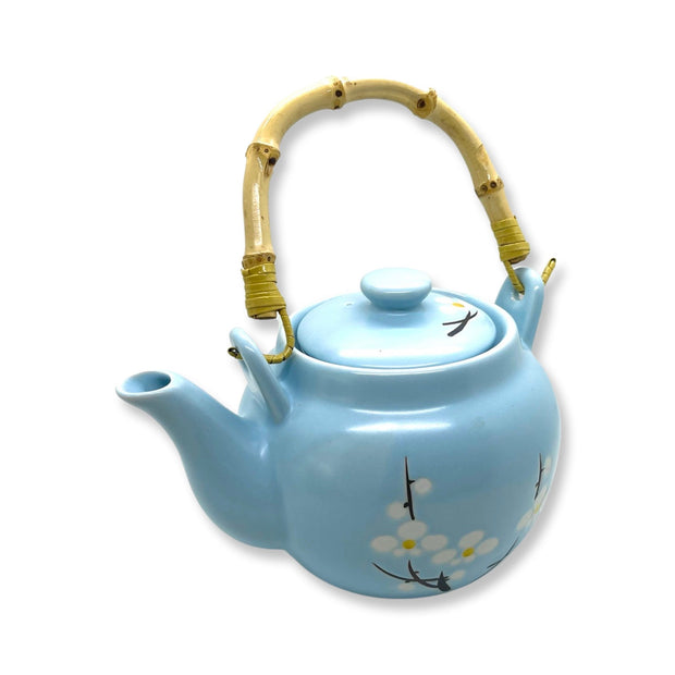 Sky Blue Sakura Hana Teapot - Shizen Cha