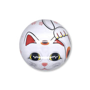 White Neko Cat Lacquered Tea Tin - Shizen Cha